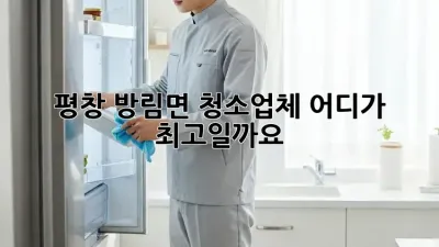 평창 방림면 청소업체, 어디가 최고일까요?